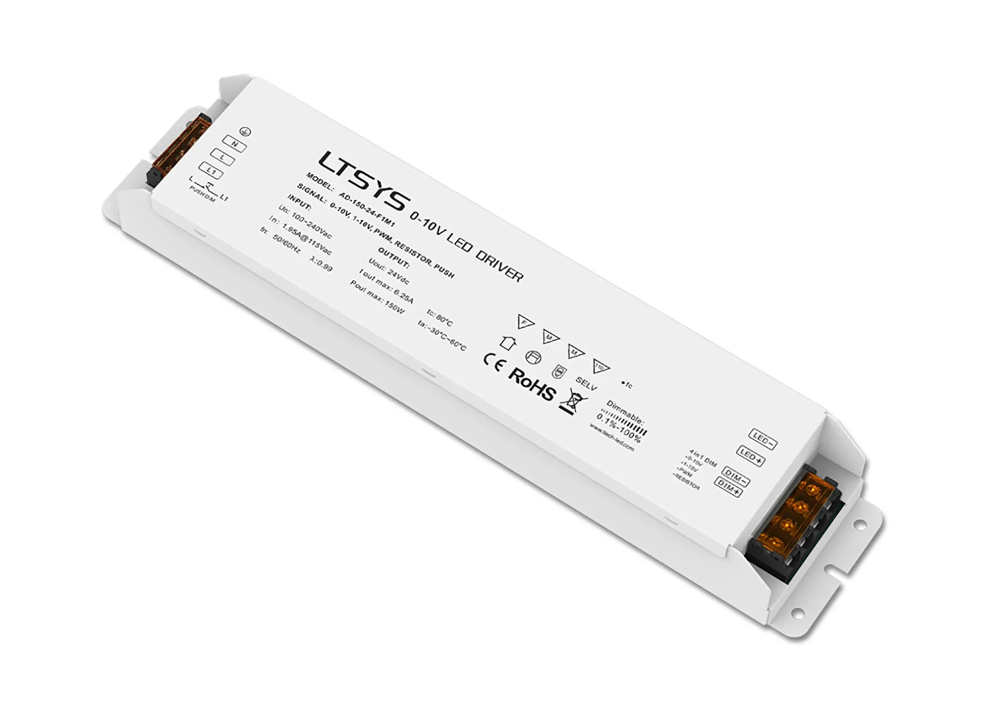 1-10V Constant Voltage Drivers LTECH 1-10V Driver